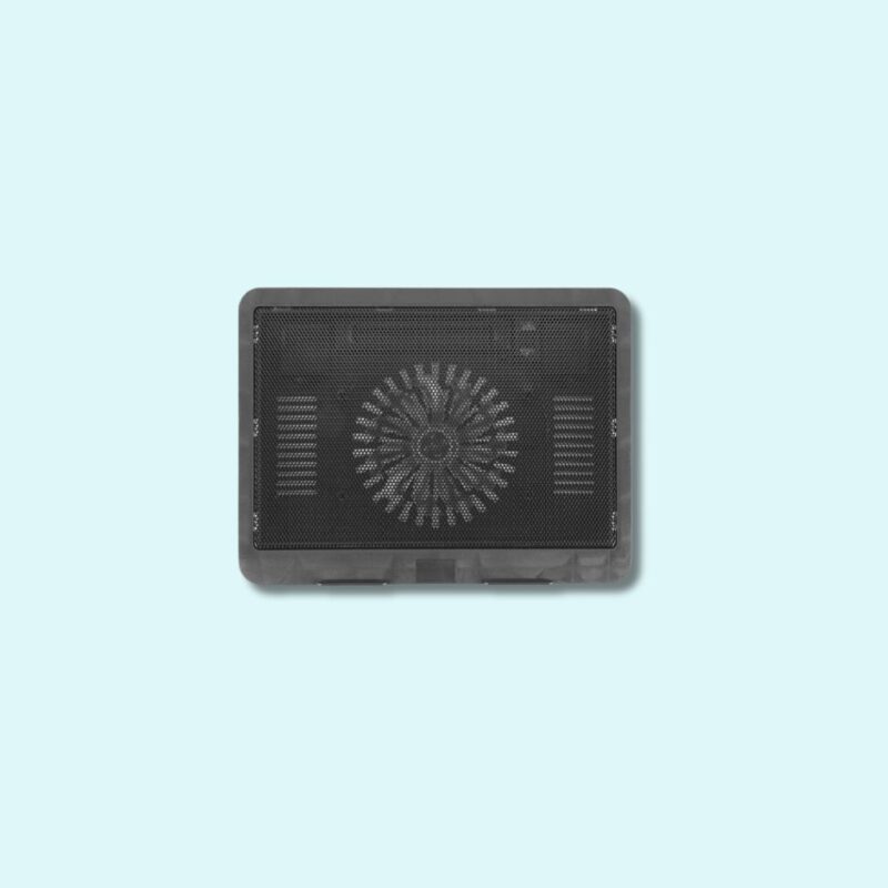 Base de refroidissement universelle pour PC portable, ventilateur silencieux à fort débit pour tablettes – Compatible avec ordinateurs de 14 à 17 pouces – Image 2