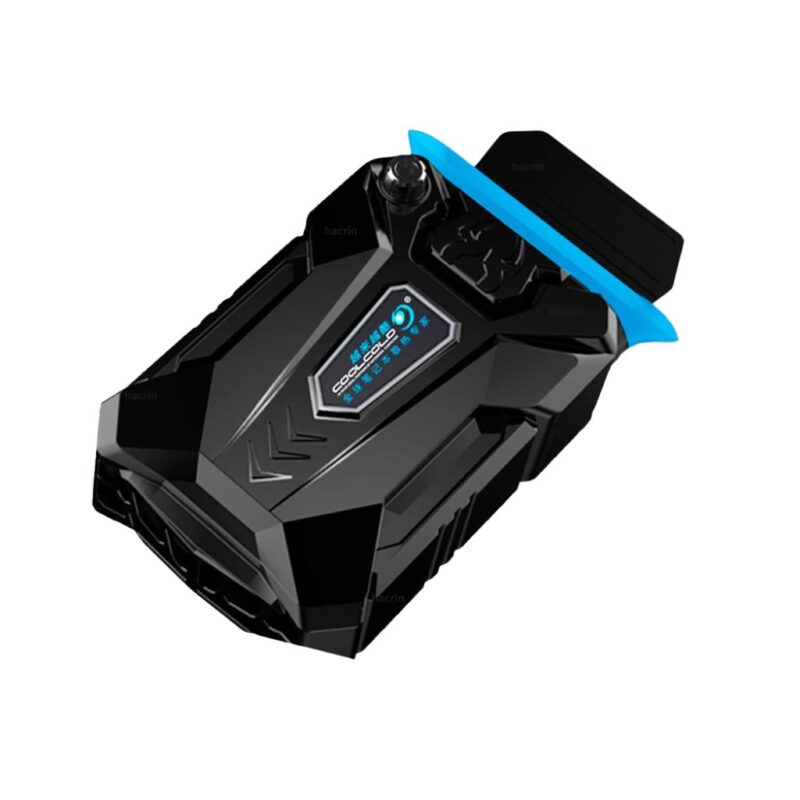 Refroidisseur pour PC portable avec ventilateur externe, compatible avec 13.3, 15, 15.6 et 17 pouces – Radiateur de refroidissement à air pour ordinateurs portables de jeu, sous vide et portable – Image 4